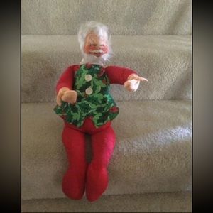 RARE Vintage Mobilitee Annalee Christmas Holiday 20” Santa Claus, Made In USA